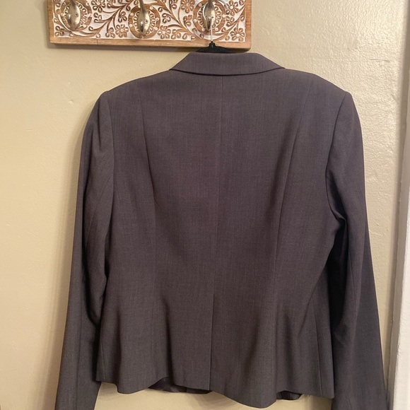 Women’s Calvin Klein Gray Suit Jacket Size 14 *NWT* - Picture 2 of 4
